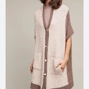 Sleeping on snow long cardigan for Anthropologie OS